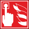 Кнопка включения установок (систем)
пожарной автоматики.